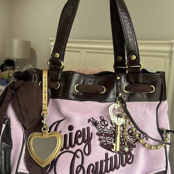 Juicy Couture Pink and Brown Women's Bag - Picture 6 of 6